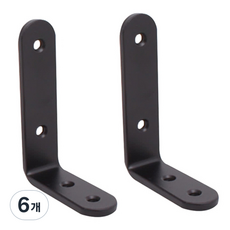 Choice Hardware 簡約堅固層架, 黑色, 6個