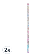 sun-star 珠光鉛筆 2B, 迪士尼粉彩公主, 8支