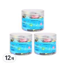 블루마토 더블클립 NO 107-A, 19mm, 40개, 12개