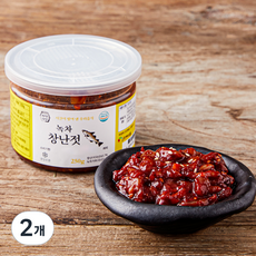 자연다감 녹차 창난젓, 250g, 2개