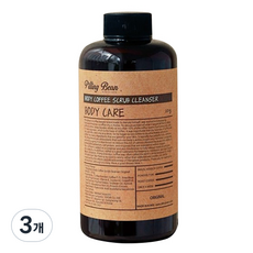 필링빈 커피 바디 스크럽 클렌저 오리지널, 250g, 3개