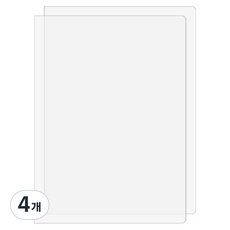모노라이크 베이직 바인더 6공 A5, 반투명, 4개