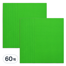 마다꾸미 컬러 골판지, 17 그린, 60개