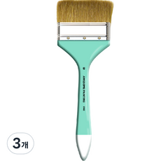 어썸페인팅 다용도 백붓 배경붓 납작붓 넓은붓 SHORT WIDE, 6호(100mm), 3개