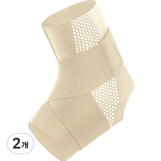 soonZAM 腳踝舒適支撐帶 右腳用 米色, 2個