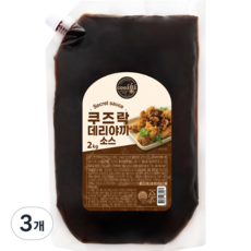 쿠즈락 데리야끼 소스 파우치, 3개, 2kg