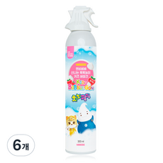 엔비베베 신나는 목욕놀이 키즈 버블건 딸기향, 6개, 300ml