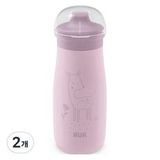누크 유아용 미니미 Sip 스파우트 콜드컵, 300ml, 2개, 퍼플
