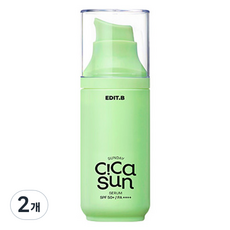 에딧비 선데이 시카 선 세럼 SPF50+ PA++++, 2개, 55ml