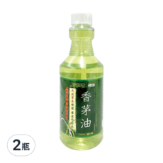 室翲香 香茅油 補充瓶, 天然草本煉製 居家外出良伴 550mL, 2瓶