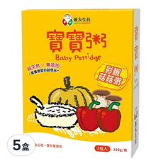飯友生技 彩椒菇菇粥 2入, 300g, 5盒