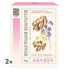 NOKCHAWON 綠茶園 桔梗薑茶, 800mg, 20入, 2個