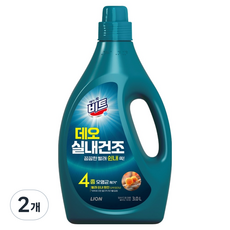 비트 데오 실내건조 블루밍가든 액상세제 일반드럼 겸용 본품, 2개, 3L