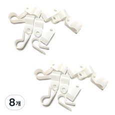 電線夾 5N, 單一顏色, 8個
