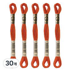 브랜드얀 DMC 25번 면사 자수실, 720번, 30개