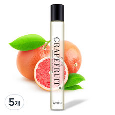어퓨 마이 핸디 롤온 퍼퓸 그레이프 프루트, 5개, 9.5ml