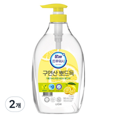 [비건라이프] 참그린 트루워시 구연산 뽀드득 주방세제 레몬향, 1kg, 2개