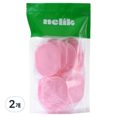 nelik 潔面海綿 15入, 2個, 粉紅色