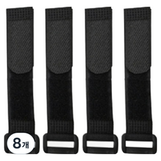 People P寬廣魔鬼氈固定束帶, 黑色, 8個