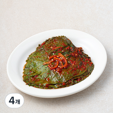 더반찬 밥도둑 양념생깻잎, 100g, 4개