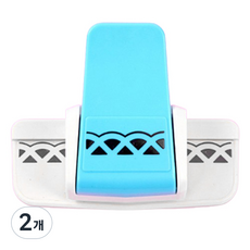 DAISOY 蕾絲邊框裝飾造型打孔機, 2個, TYPE 05 三角蕾絲