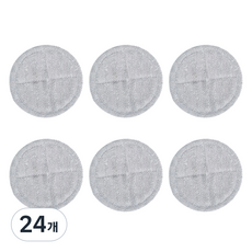 World Clean 圓形濕拖布墊 灰色, 單一商品, 24個