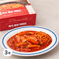프레시지 The Easy 즉석 쫄면 떡볶이 밀키트, 415g, 3개