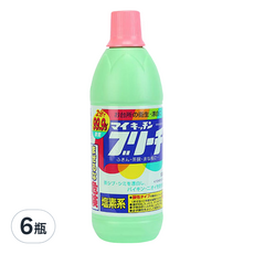 Rocket Soap 火箭石鹼 廚房用去污抗菌除臭食器漂白劑 鹽素系, 600ml, 6瓶