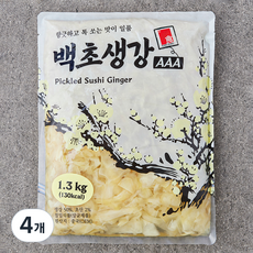카쿠카쿠 백초생강 AAA, 4개, 1.3kg