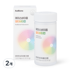 Acebiome 綜合維他命 90g, 2個, 60錠