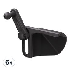 JUPAZIP EV3 車用資訊娛樂系統左側手機支架固定座, 黑色, 6個