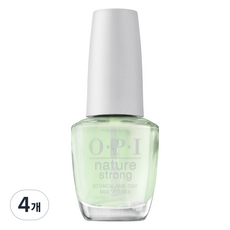 오피아이 네이처스트롱 보태니컬 베이스코트, 투명, 4개, 15ml