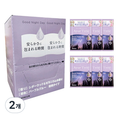 바스크린 아유르타임 입욕제 굿나잇데이 PACKET 6p, 240g, 2개