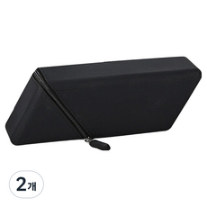 아트조이 삼각 스탠딩 필통, 블랙, 2개