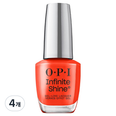 오피아이 인피니트샤인 젤라이크, ISL 188 MINI PLAID FLIRT, 15ml, 4개