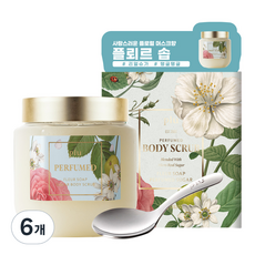 plu 香氛砂糖身體磨砂膏 花香麝香, 500g, 6個