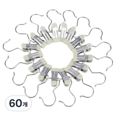 I DO LIVING 矽膠墊防滑褲裙衣架, 米色, 60個