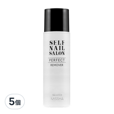 MISSHA 台灣公司貨 完美沙龍卸甲液, 110ml, 5個