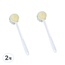 allode 去角質磨砂沐浴刷, 2個, 2入, TYPE01 白色