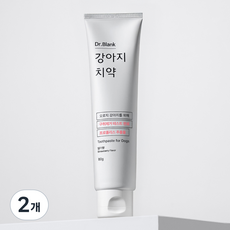 닥터블랭크 강아지 바르는 치약 딸기향, 80g, 1개입, 2개