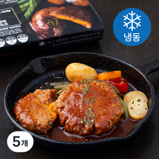 올가니카 올비건 체다향 함박 스테이크 오리지널 (냉동), 169g, 5개