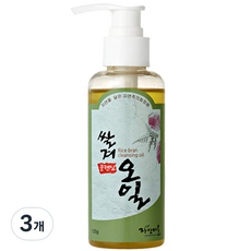 Jayeonmaeul 쌀겨 클렌징 오일, 125g, 3개