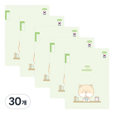 펜피아 1000 초등 제본노트 10칸쓰기 노트, A 그린, 30개