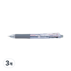사라사 2+S 멀티펜, 투명, 3개