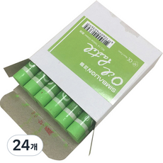 유성 오일 파스텔 솔리드 옐로우그린, 1색, 24개