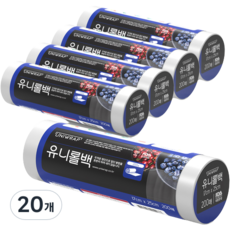 유니랩 유니롤백 소 17cm x 25cm, 소(S), 200개입, 20개