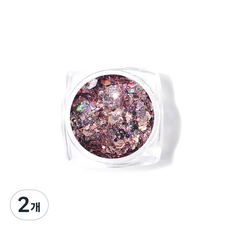 DM I Love You 混合亮片指甲亮粉, DJ11玫瑰粉, 2個