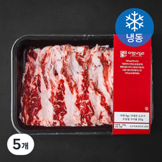 다맛나go 국내산 소고기 우삼겹 2등급 구이용 (냉동), 200g, 5개