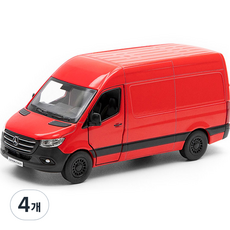 KiNSMAR Mercedes-Benz Sprinter 迷你車系列 隨機出貨, 4個