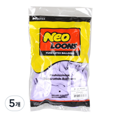 Neo LOONS 30cm 圓形氣球 50入, 薰衣草, 5個